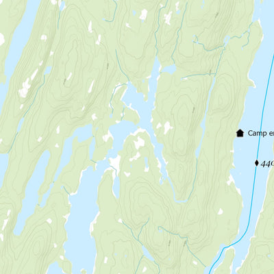 Canot Kayak Québec Baleine #1 digital map
