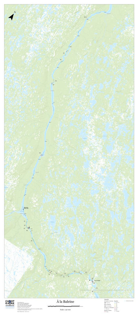 Canot Kayak Québec Baleine #4 digital map