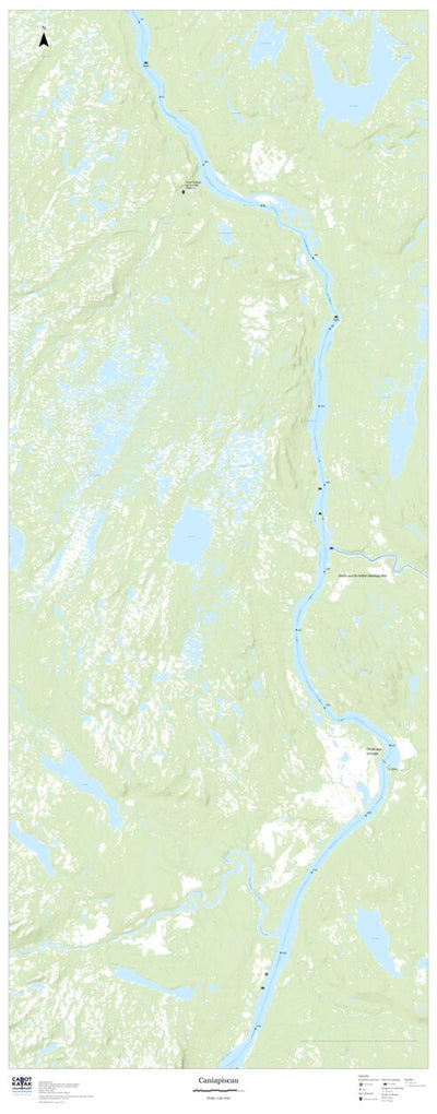 Canot Kayak Québec Caniapiscau #3 digital map