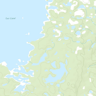 Canot Kayak Québec Caniapiscau #3 digital map