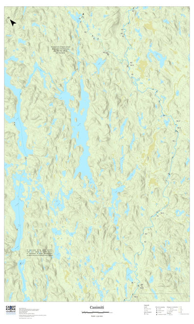Canot Kayak Québec Canimiti #2 digital map
