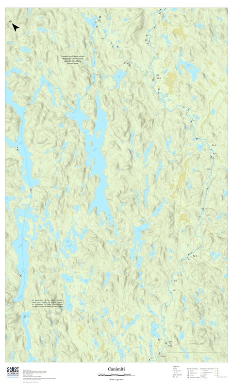 Canot Kayak Québec Canimiti #2 digital map