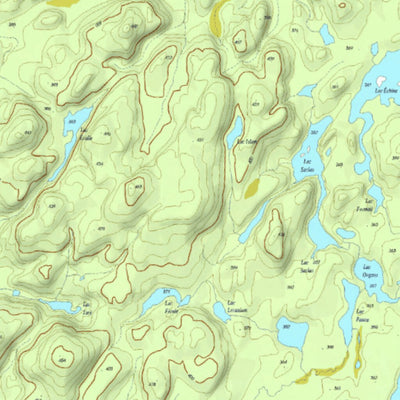 Canot Kayak Québec Chochocouane #4 digital map