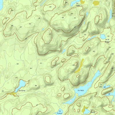 Canot Kayak Québec Chochocouane #4 digital map