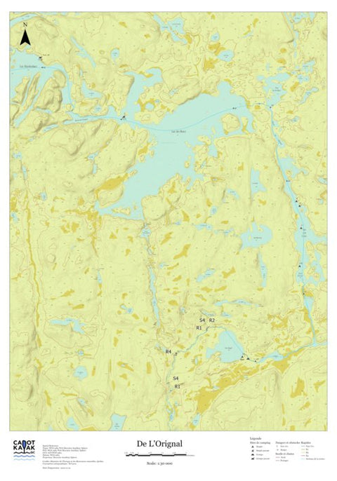 Canot Kayak Québec DelOrignal #1 digital map