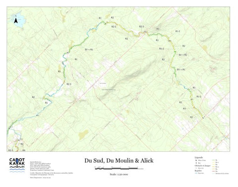 Canot Kayak Québec Du Sud #1 digital map