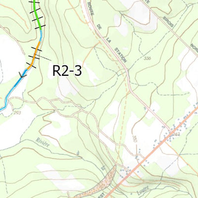 Canot Kayak Québec Du Sud #1 digital map