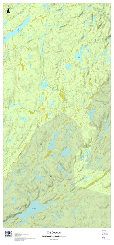 Canot Kayak Québec DuCoucou #1 digital map