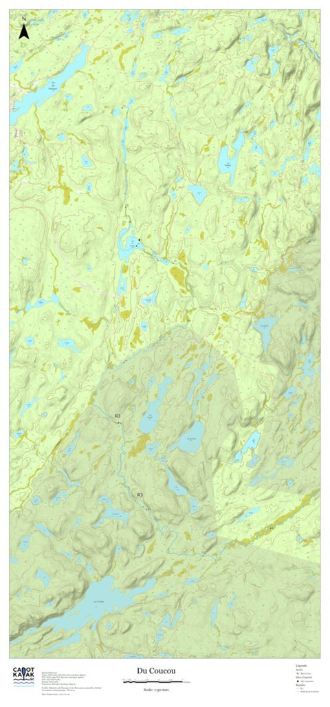 Canot Kayak Québec DuCoucou #1 digital map