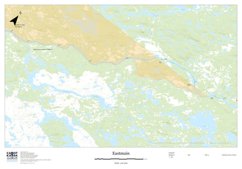 Canot Kayak Québec Eastmain #7 digital map