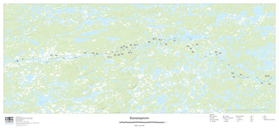 Canot Kayak Québec Kanaaupscow #2 digital map