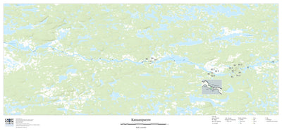 Canot Kayak Québec Kanaaupscow #3 digital map
