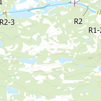 Canot Kayak Québec Kanaaupscow #4 digital map