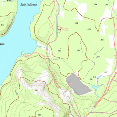 Canot Kayak Québec Kinojevis #1 digital map