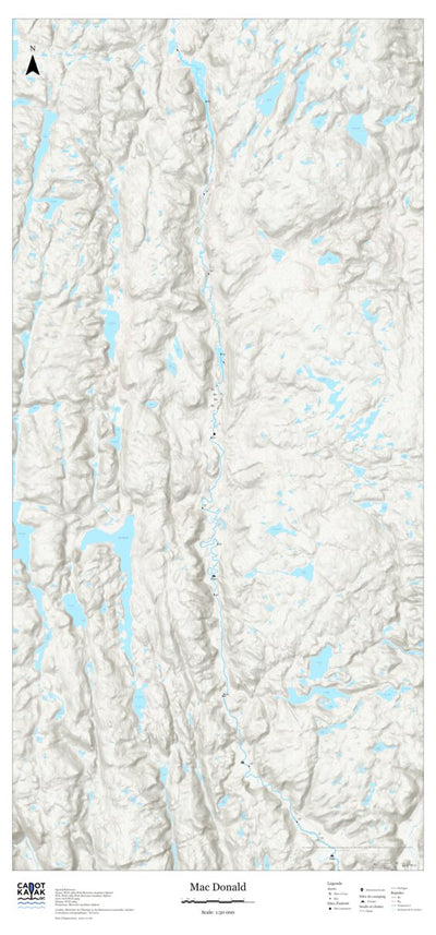 Canot Kayak Québec Mac Donald #1 digital map