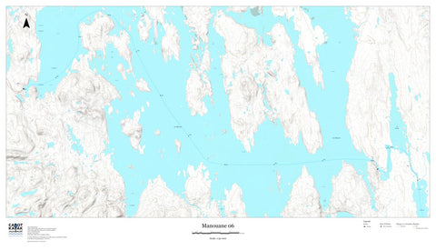Canot Kayak Québec Manouane06 #1 digital map