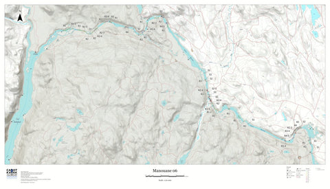 Canot Kayak Québec Manouane06 #4 digital map