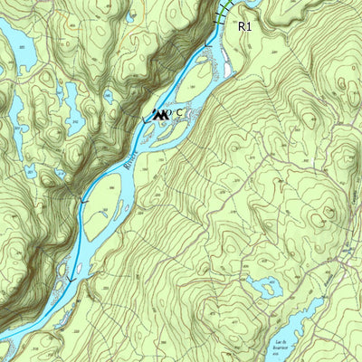 Canot Kayak Québec Manouane06 #5 digital map