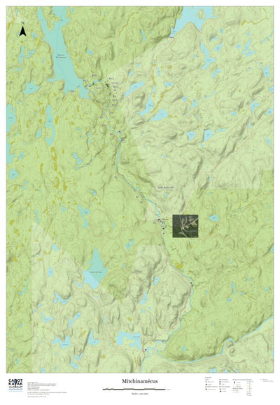 Canot Kayak Québec Mitchinamecus #5 digital map