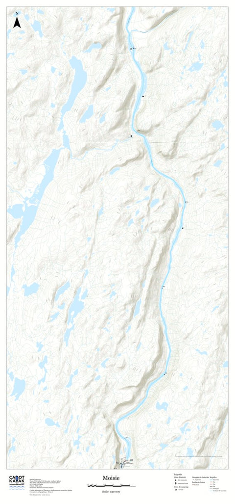 Canot Kayak Québec Moisie #10 digital map