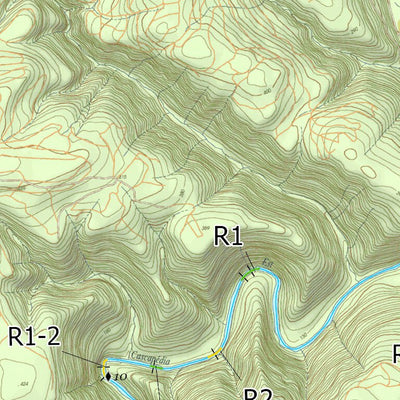 Canot Kayak Québec Petite Cascapedia #2 digital map