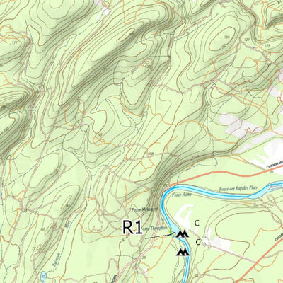 Canot Kayak Québec Petite Cascapedia #3 digital map