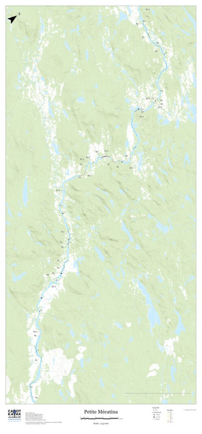 Canot Kayak Québec PetitMecatina #4 digital map