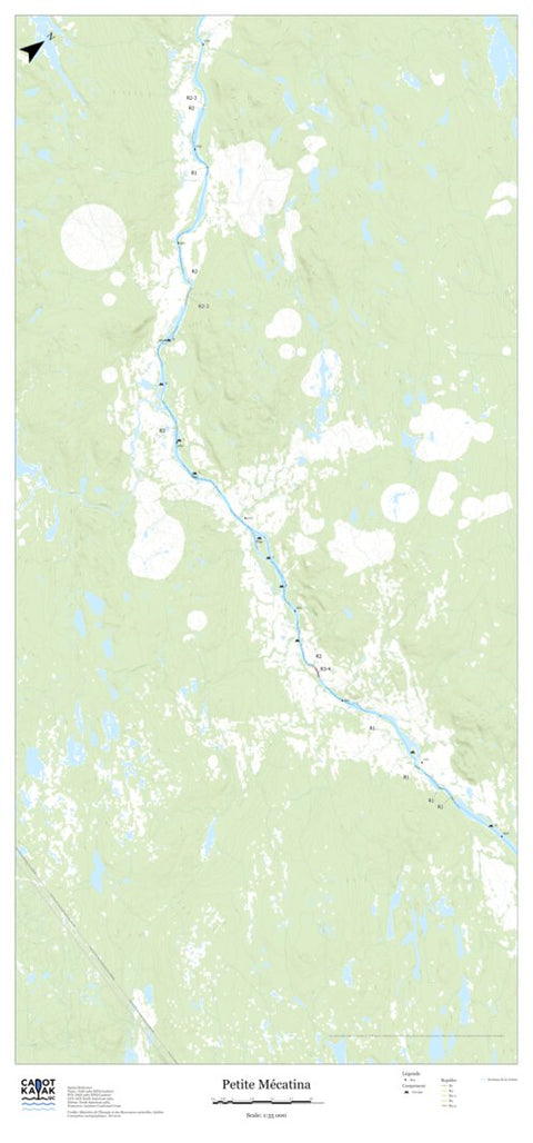 Canot Kayak Québec PetitMecatina #5 digital map