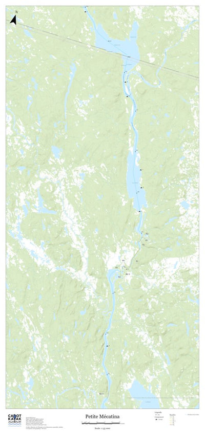 Canot Kayak Québec PetitMecatina #7 digital map