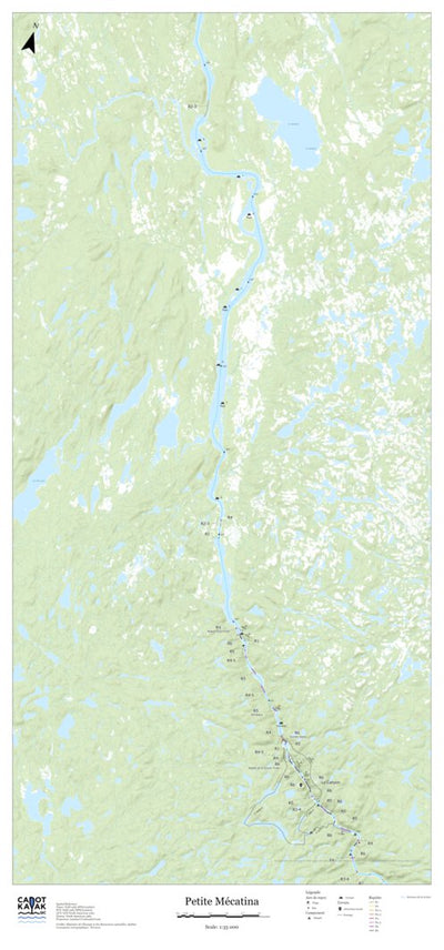 Canot Kayak Québec PetitMecatina #8 digital map