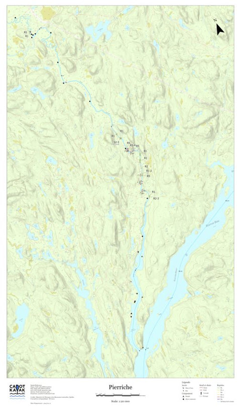 Canot Kayak Québec Pierriche #2 digital map