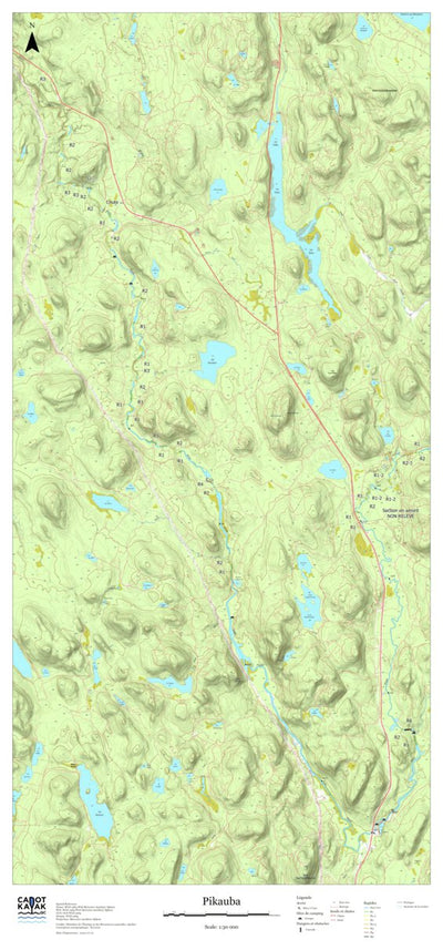 Canot Kayak Québec Pikauba #1 digital map