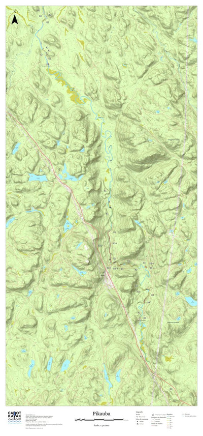 Canot Kayak Québec Pikauba #2 digital map