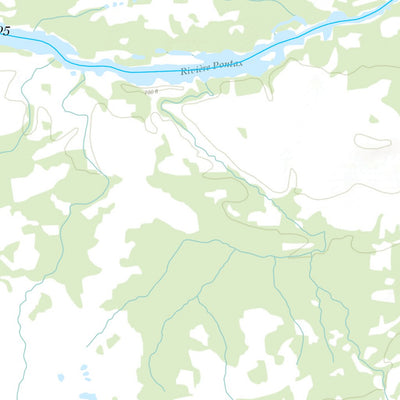 Canot Kayak Québec Pontax #1 digital map