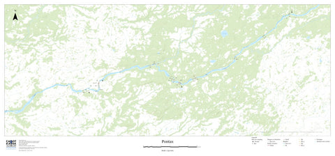Canot Kayak Québec Pontax #4 digital map