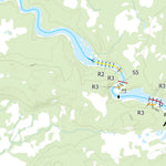 Canot Kayak Québec Pontax #4 digital map
