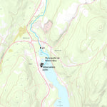 Canot Kayak Québec Rivière Cabano digital map