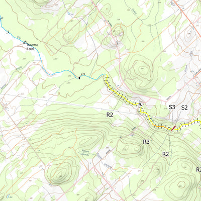 Canot Kayak Québec Rivière du Cinq digital map