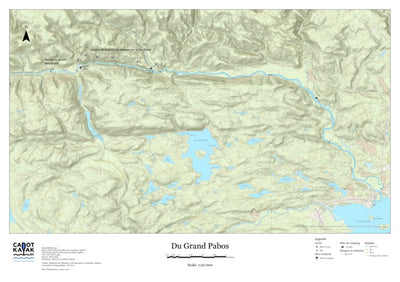 Canot Kayak Québec Rivière Du Grand Pabos digital map