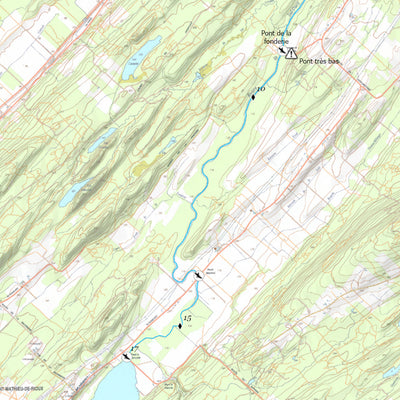 Canot Kayak Québec Rivière du Sud-ouest digital map