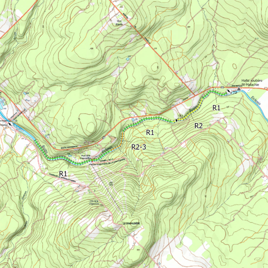 Rivière Etchemin Map by Canot Kayak Quebec | Avenza Maps