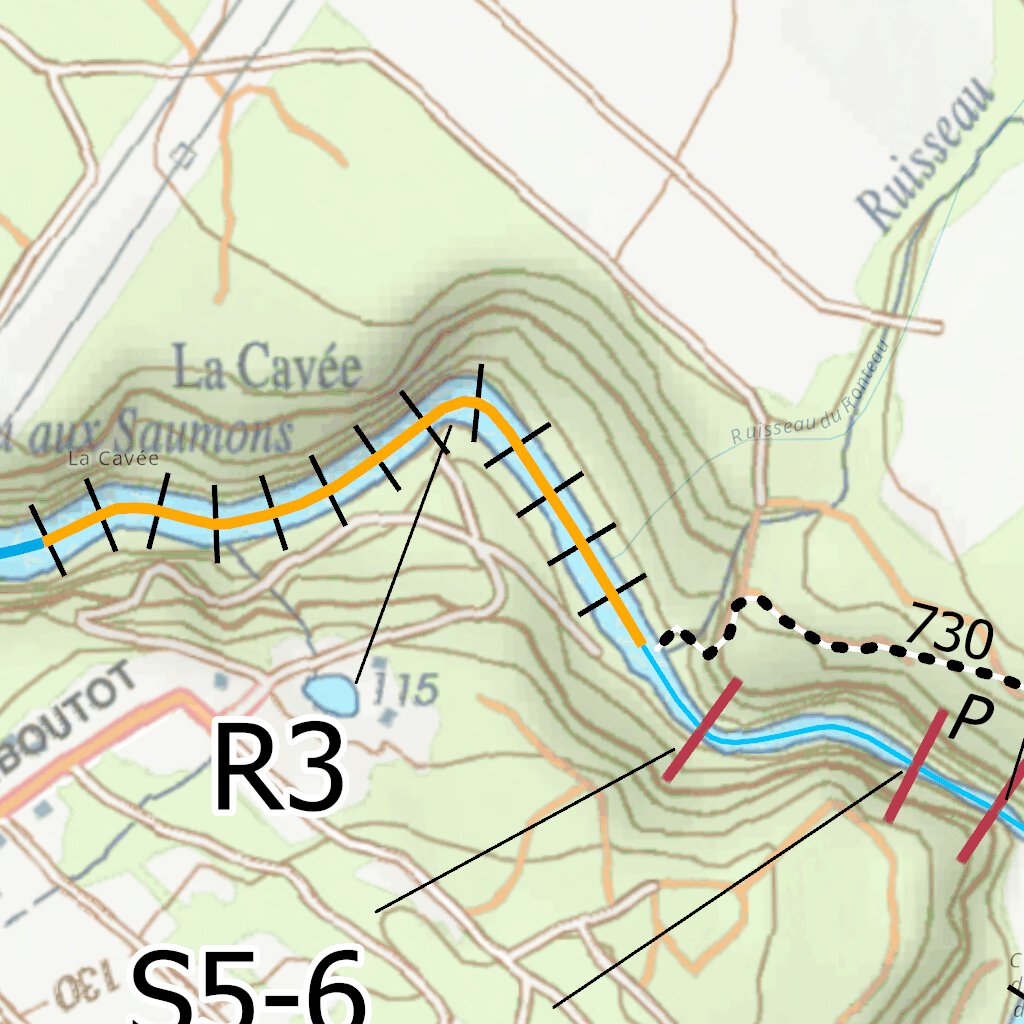 Rivière Ouelle Map by Canot Kayak Quebec Avenza Maps