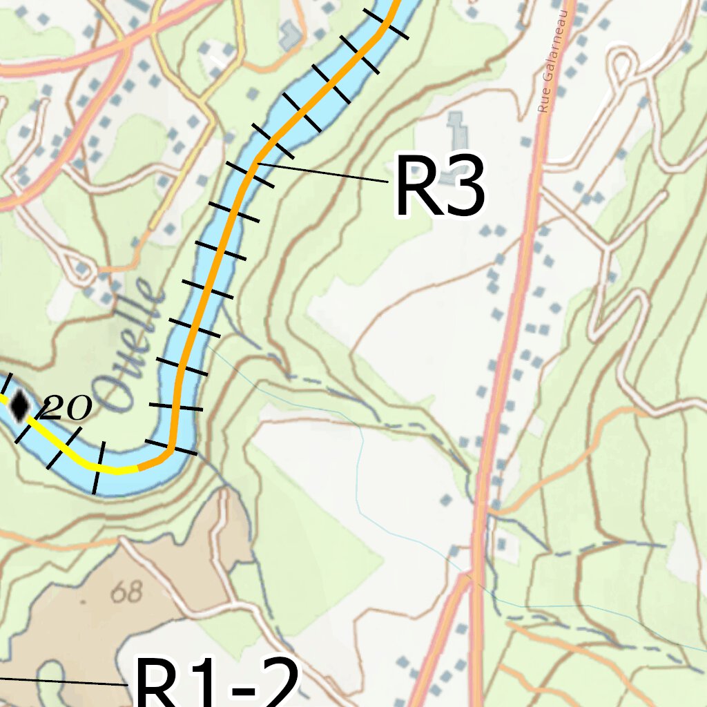 Rivière Ouelle Map by Canot Kayak Quebec Avenza Maps