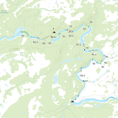 Canot Kayak Québec Rivière Pontax bundle