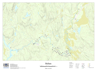 Canot Kayak Québec Rivière Ruban bundle