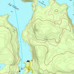Canot Kayak Québec Rivière Villiers digital map