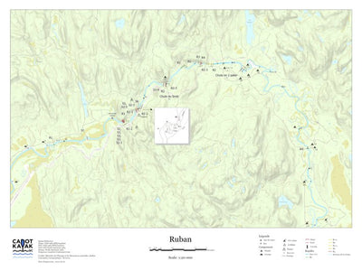 Canot Kayak Québec Ruban #3 digital map