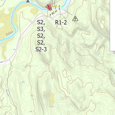 Canot Kayak Québec Ruban #3 digital map