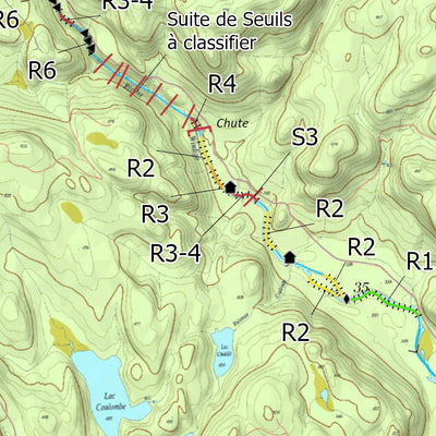 Canot Kayak Québec Windigo #3 digital map