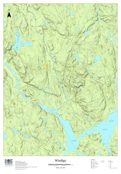 Canot Kayak Québec Windigo #4 digital map